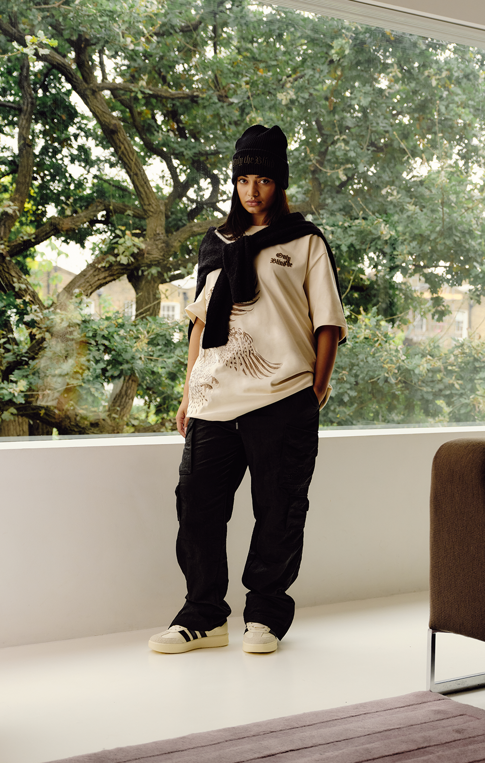 UNDYED FALCON T-SHIRT - ONLY THE BLIND™