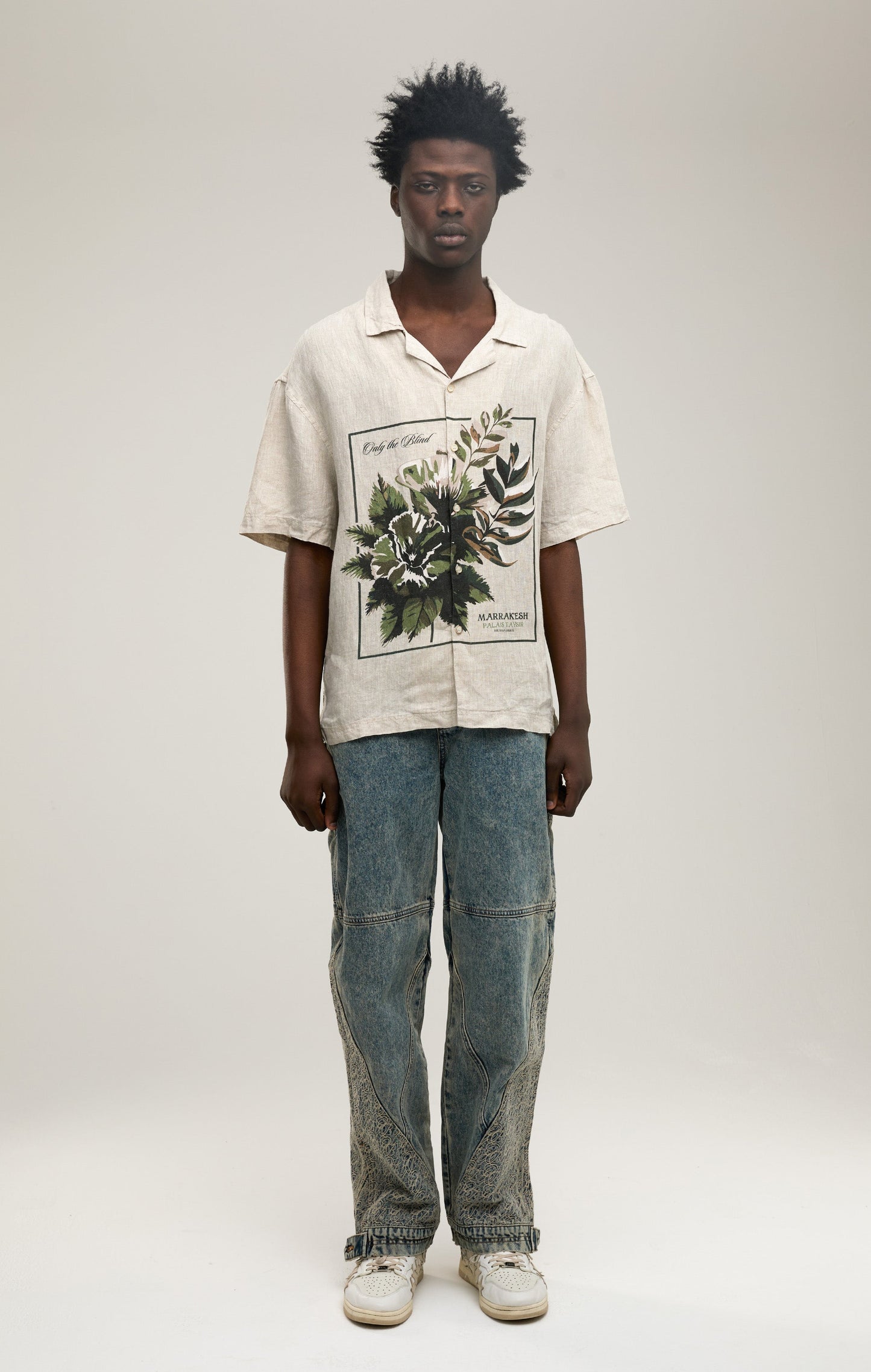 BOTANICAL LINEN SHIRT