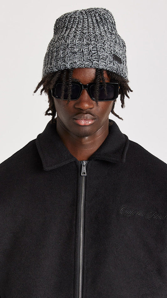 ASPHALT WOVEN BEANIE HAT - ONLY THE BLIND™