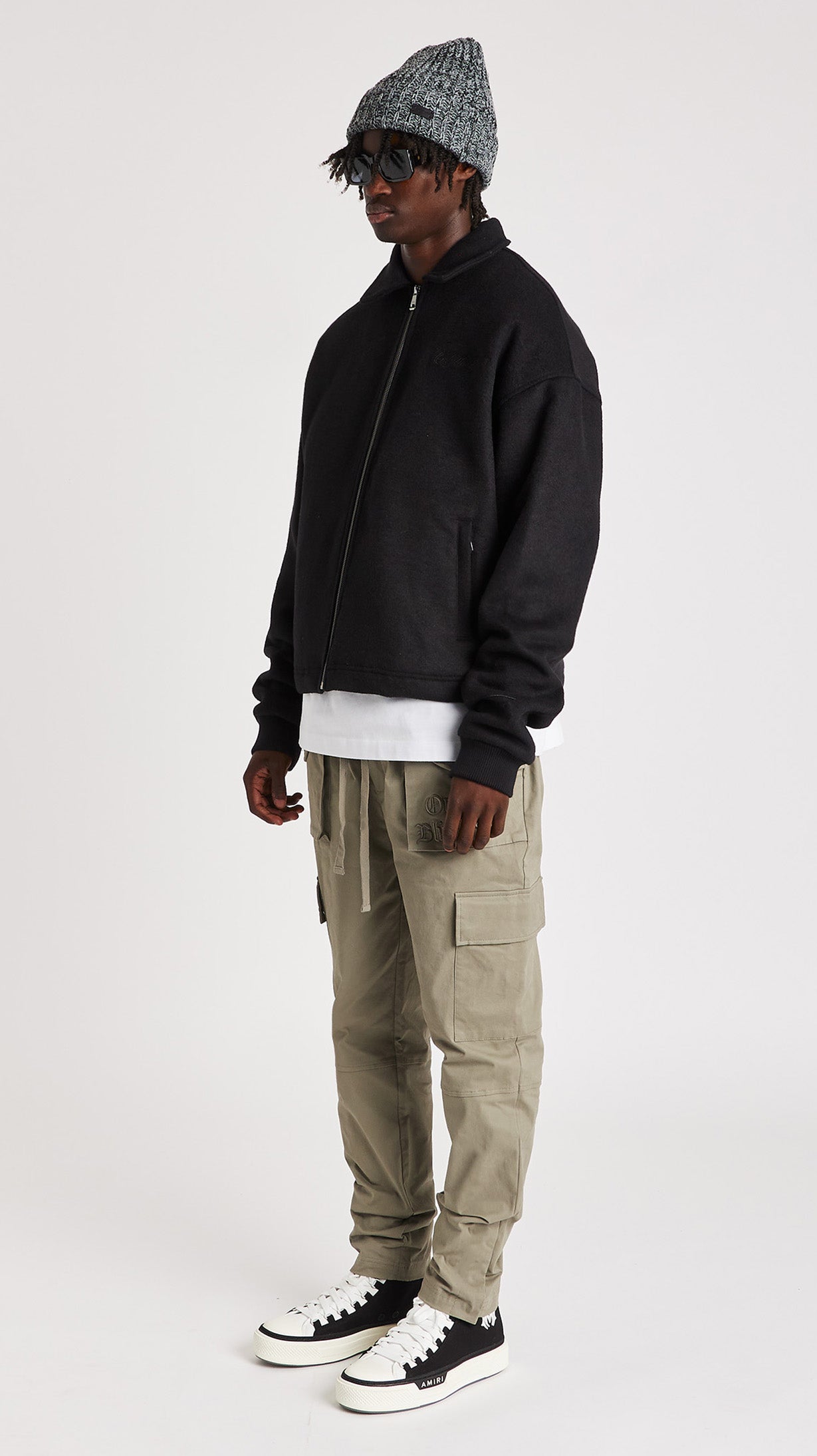 ASPHALT WOVEN BEANIE HAT - ONLY THE BLIND™