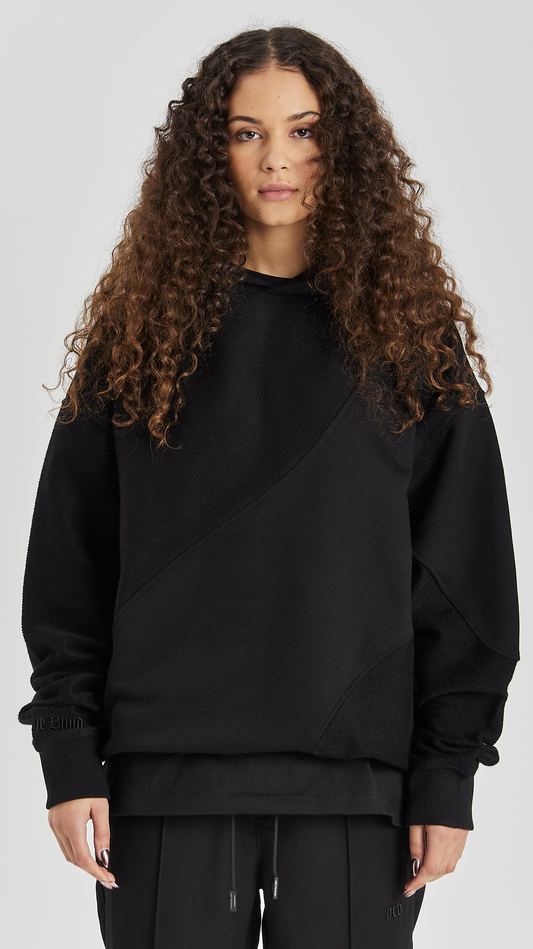SPLIT CUT AND SEW HOODIE - ONLY THE BLIND™