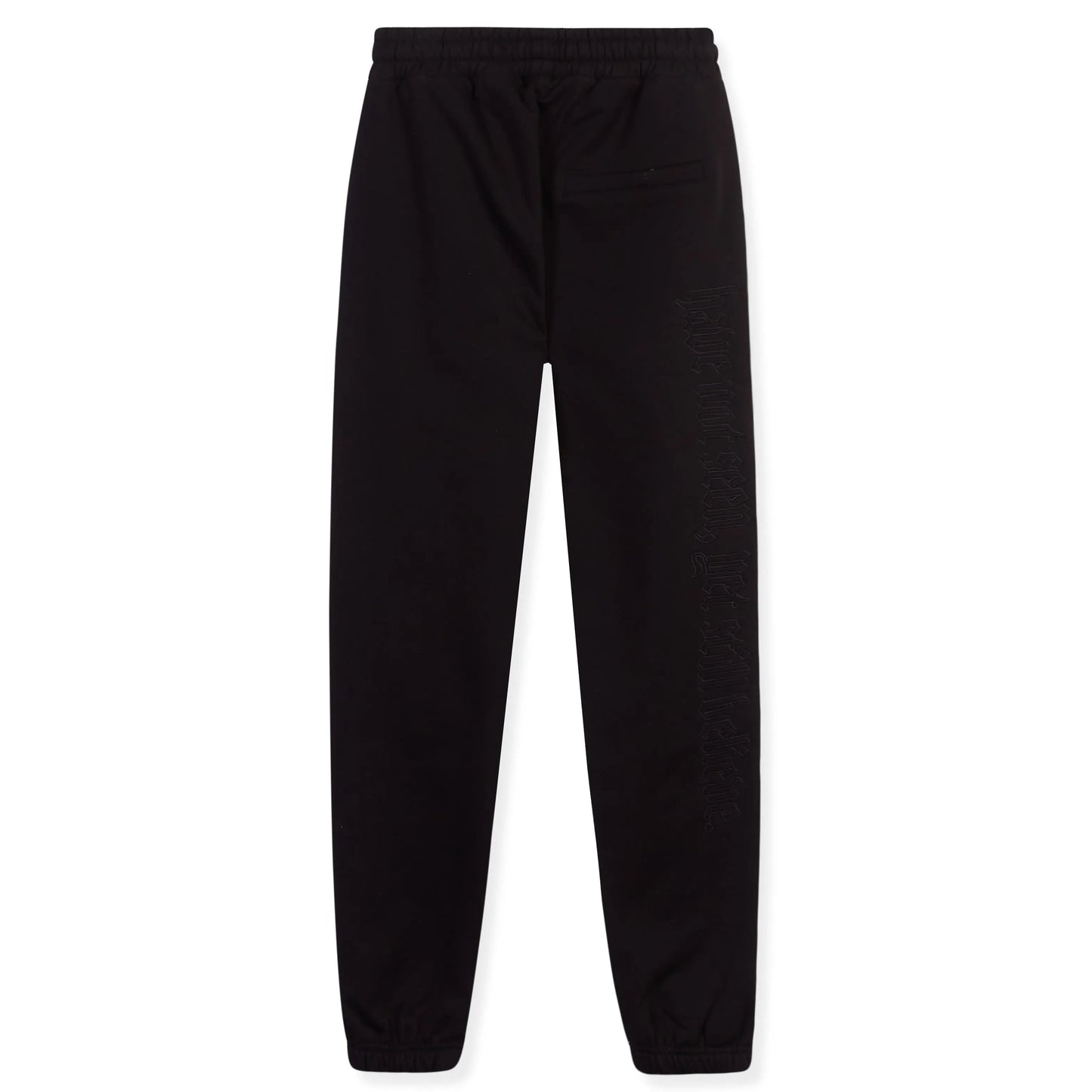 Black Split Statement Sweatpants - ONLY THE BLIND™