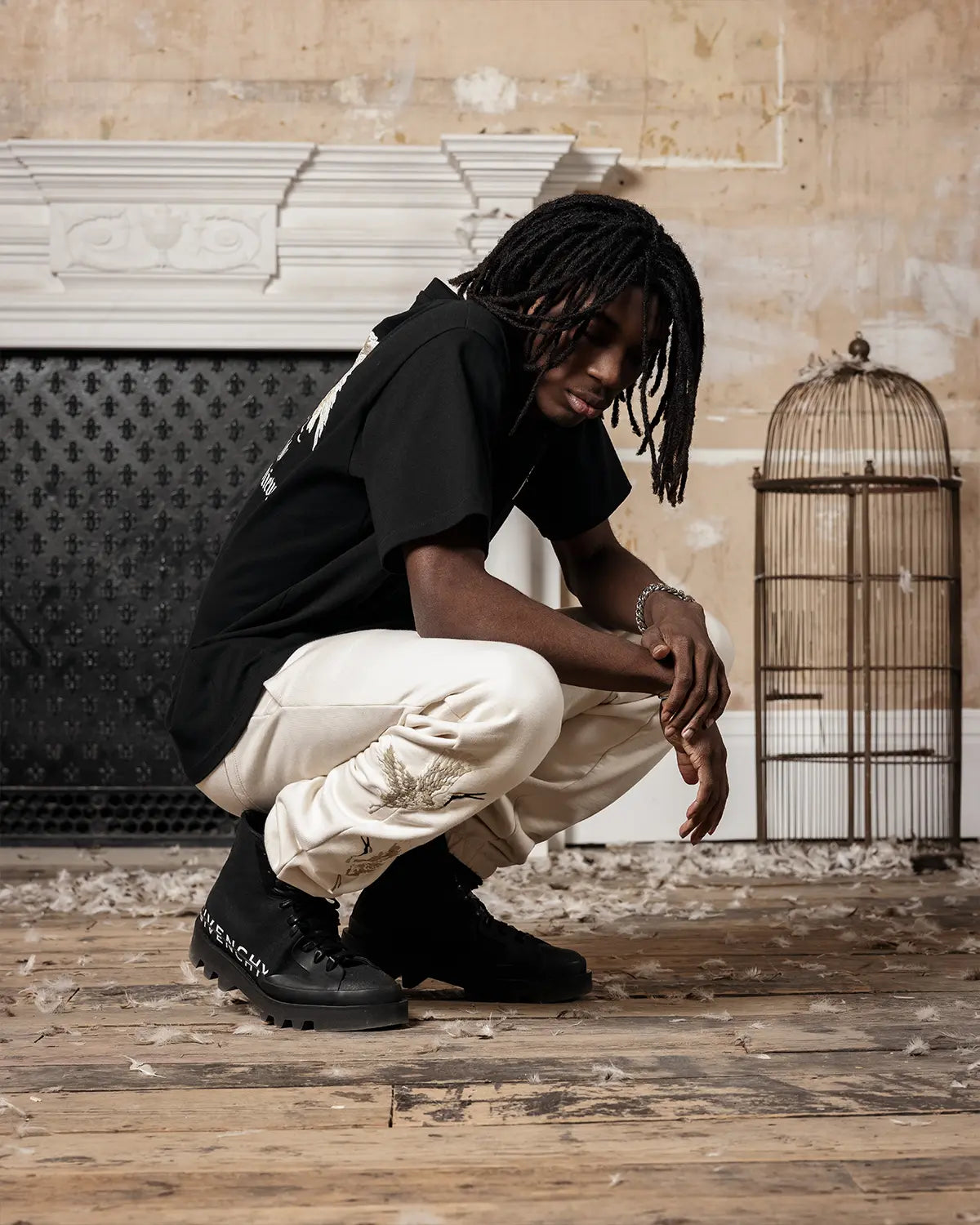 Beige Heron Sweatpants - ONLY THE BLIND™