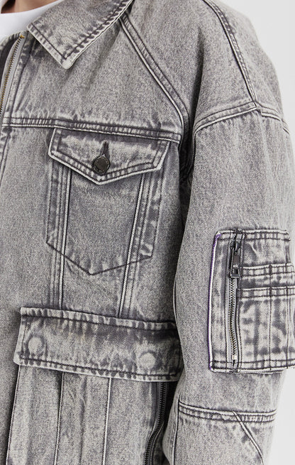 Silver Rock Denim Jacket - ONLY THE BLIND™