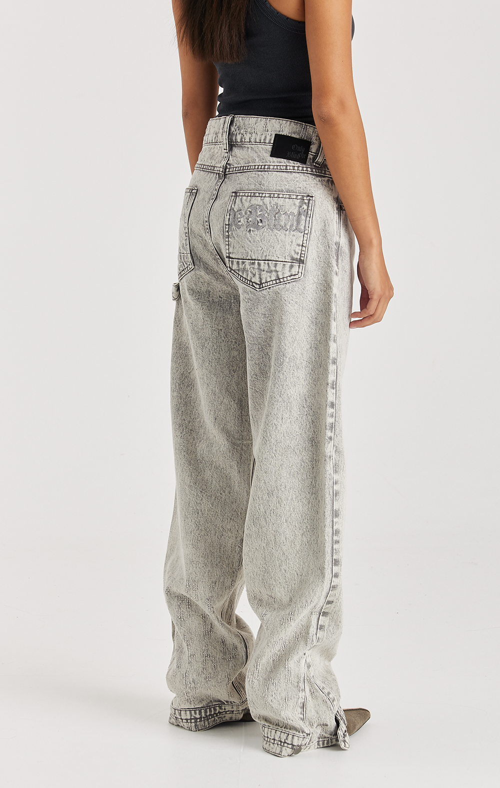 GREY ECLIPSE DENIM JEANS - ONLY THE BLIND™