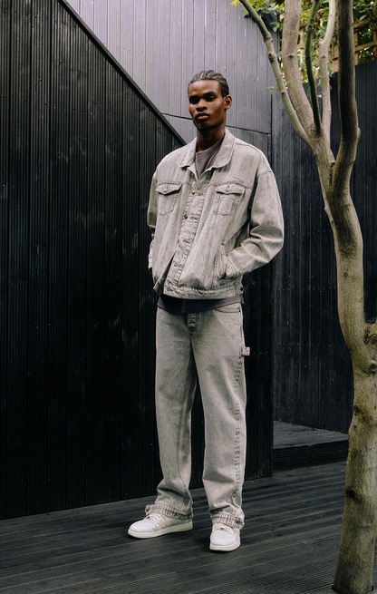 GREY ECLIPSE DENIM JEANS - ONLY THE BLIND™