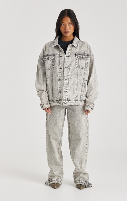 GREY ECLIPSE DENIM JEANS - ONLY THE BLIND™