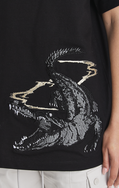 Midnight Alligator T-Shirt - ONLY THE BLIND™