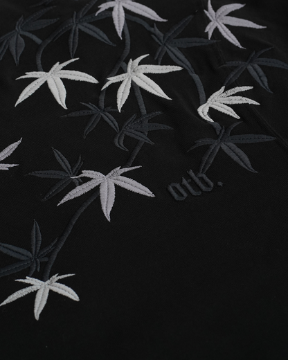 Black Maple Embroidered T-shirt - ONLY THE BLIND™