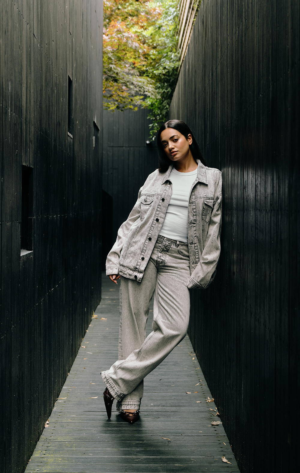 GREY ECLIPSE DENIM JEANS - ONLY THE BLIND™