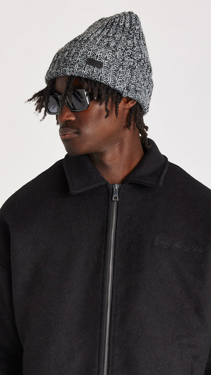 ASPHALT WOVEN BEANIE HAT - ONLY THE BLIND™