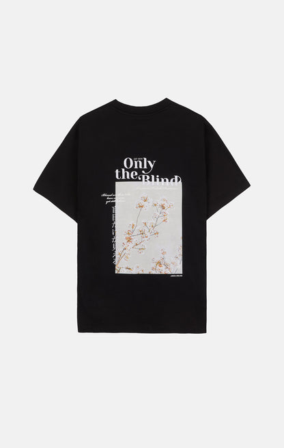 Black Blossom Graphic T-shirt - ONLY THE BLIND™