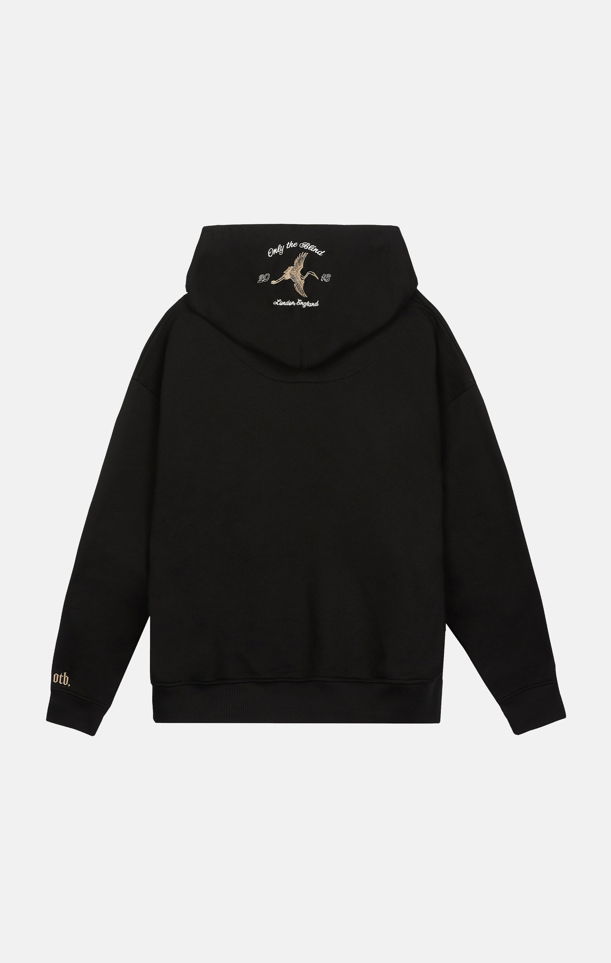 Crane Embroidered Hood - ONLY THE BLIND™