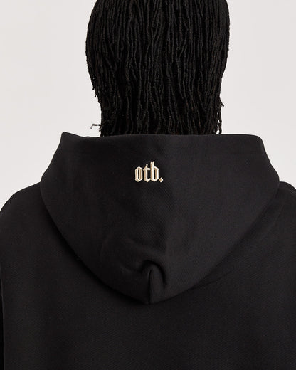 Colt Black Embroidered Floral Hoodie - ONLY THE BLIND™