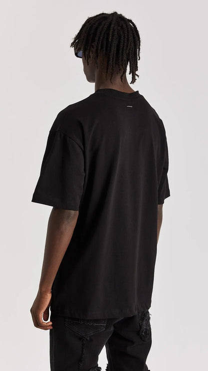Black Crew Logo T-Shirt - ONLY THE BLIND™