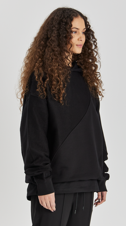 SPLIT CUT AND SEW HOODIE - ONLY THE BLIND™