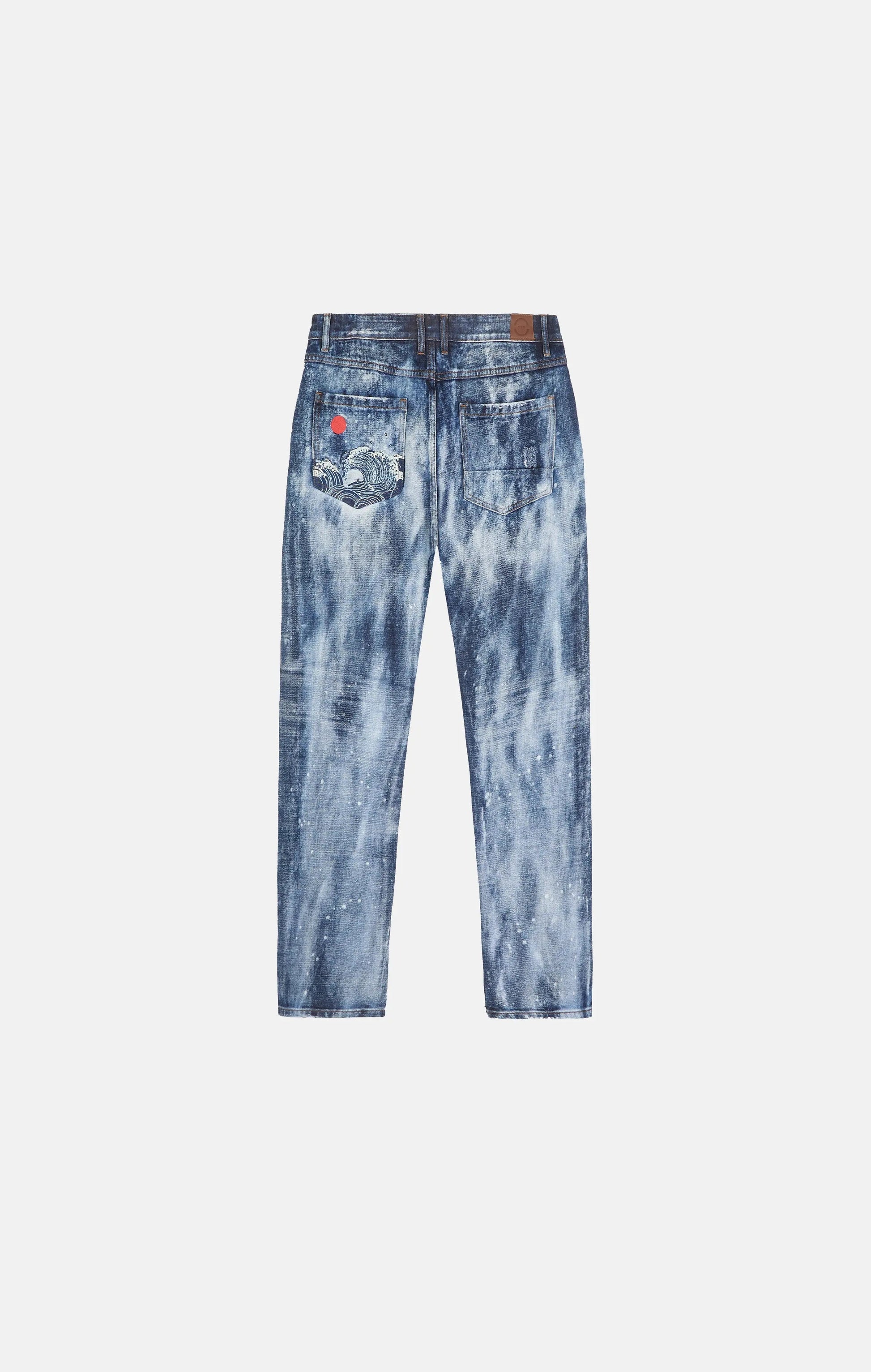 Selvedge Denim Ice Blue Heavy Bleached ONLY THE BLIND