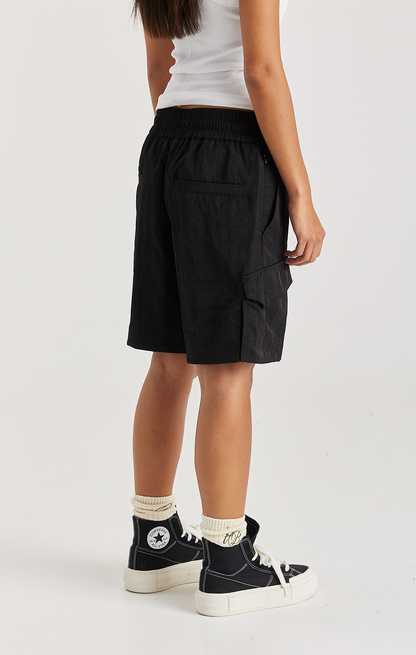 MIDNIGHT CRINKLE CARGO SHORT - ONLY THE BLIND™