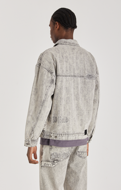 GREY ECLIPSE DENIM JACKET - ONLY THE BLIND™