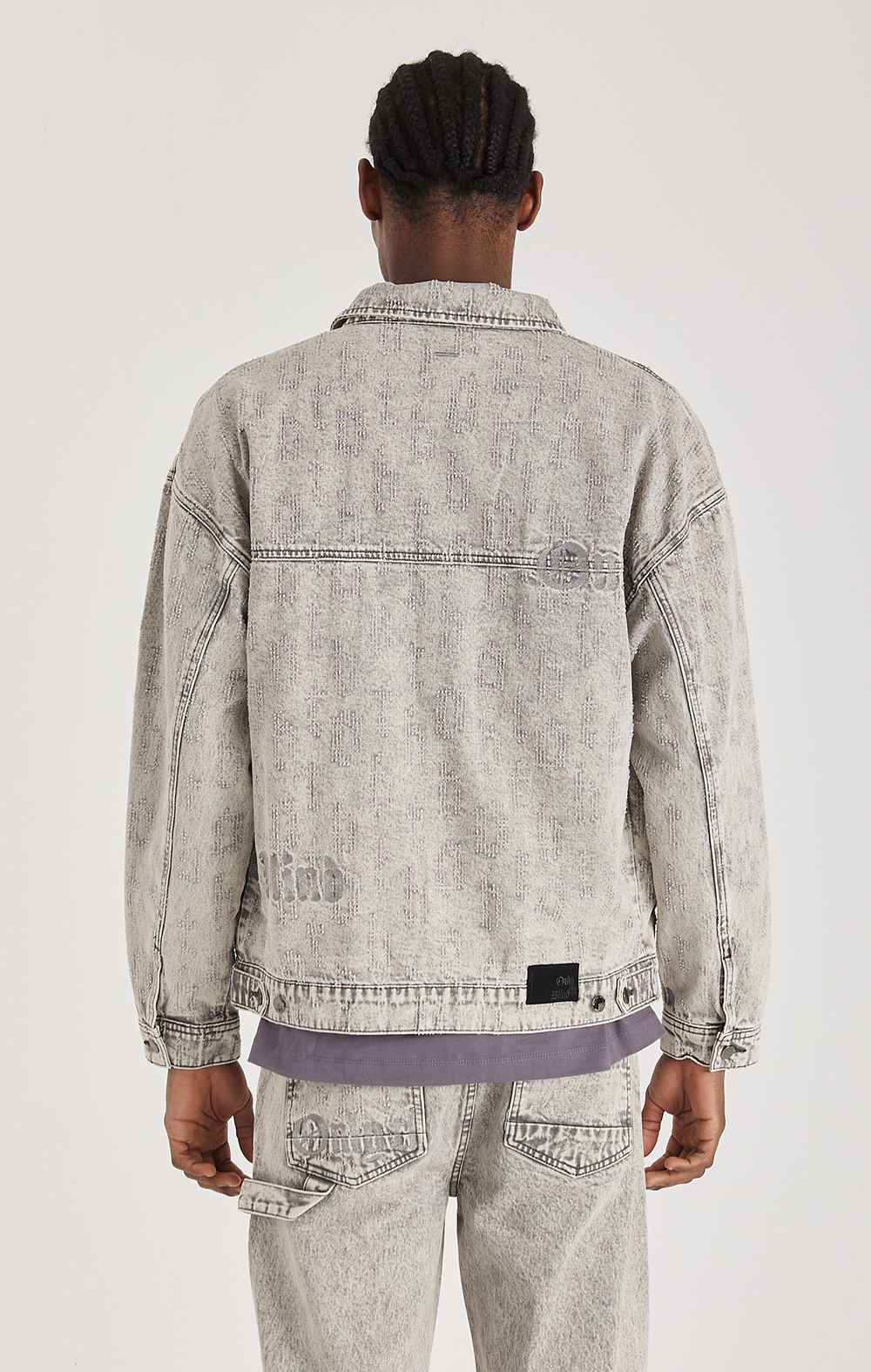 GREY ECLIPSE DENIM JACKET - ONLY THE BLIND™