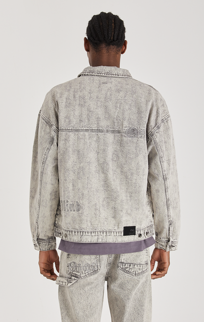 GREY ECLIPSE DENIM JACKET - ONLY THE BLIND™
