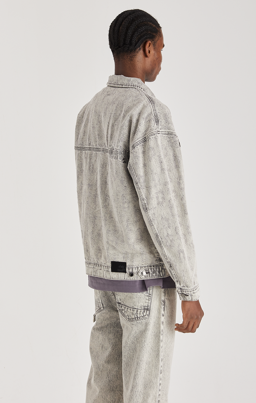 GREY ECLIPSE DENIM JACKET - ONLY THE BLIND™