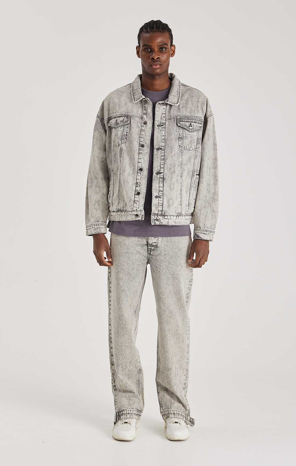 GREY ECLIPSE DENIM JACKET - ONLY THE BLIND™