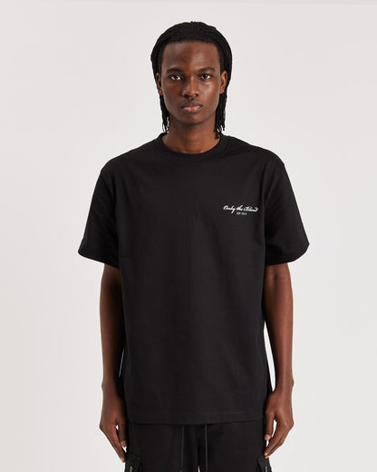 Black Blossom Graphic T-shirt - ONLY THE BLIND™