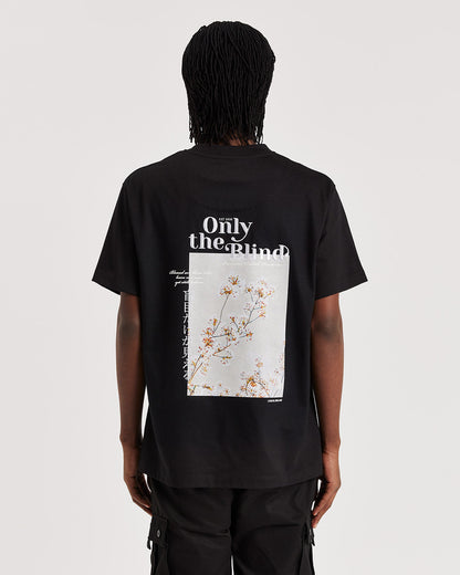 Black Blossom Graphic T-shirt - ONLY THE BLIND™