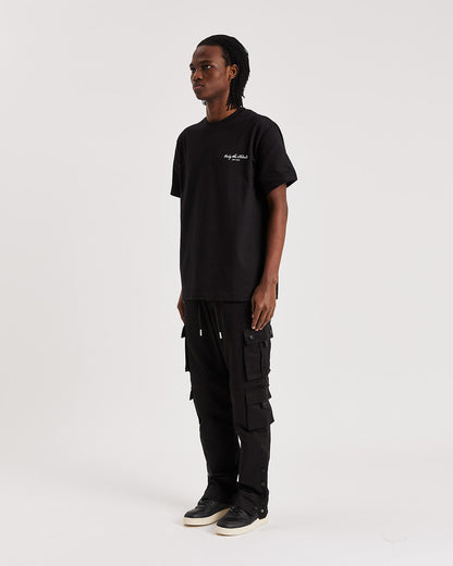 Black Blossom Graphic T-shirt - ONLY THE BLIND™