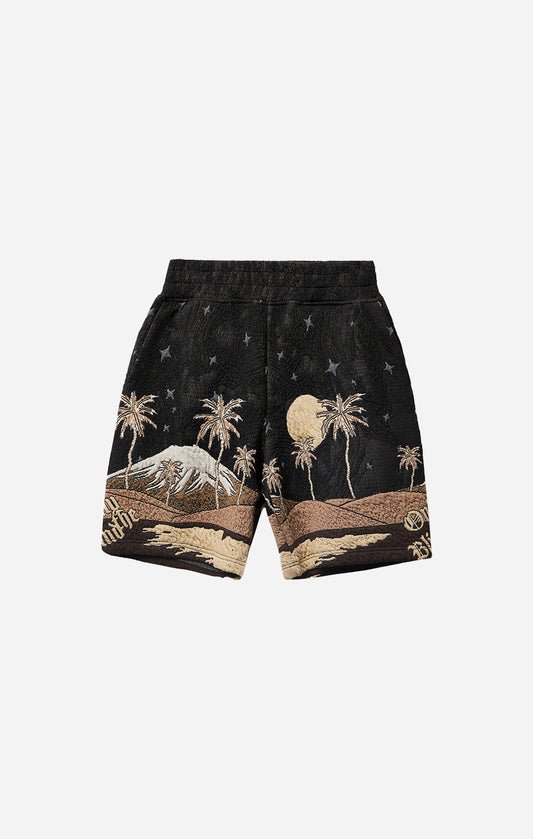 Sepia Mountain Jacquard Shorts - ONLY THE BLIND™