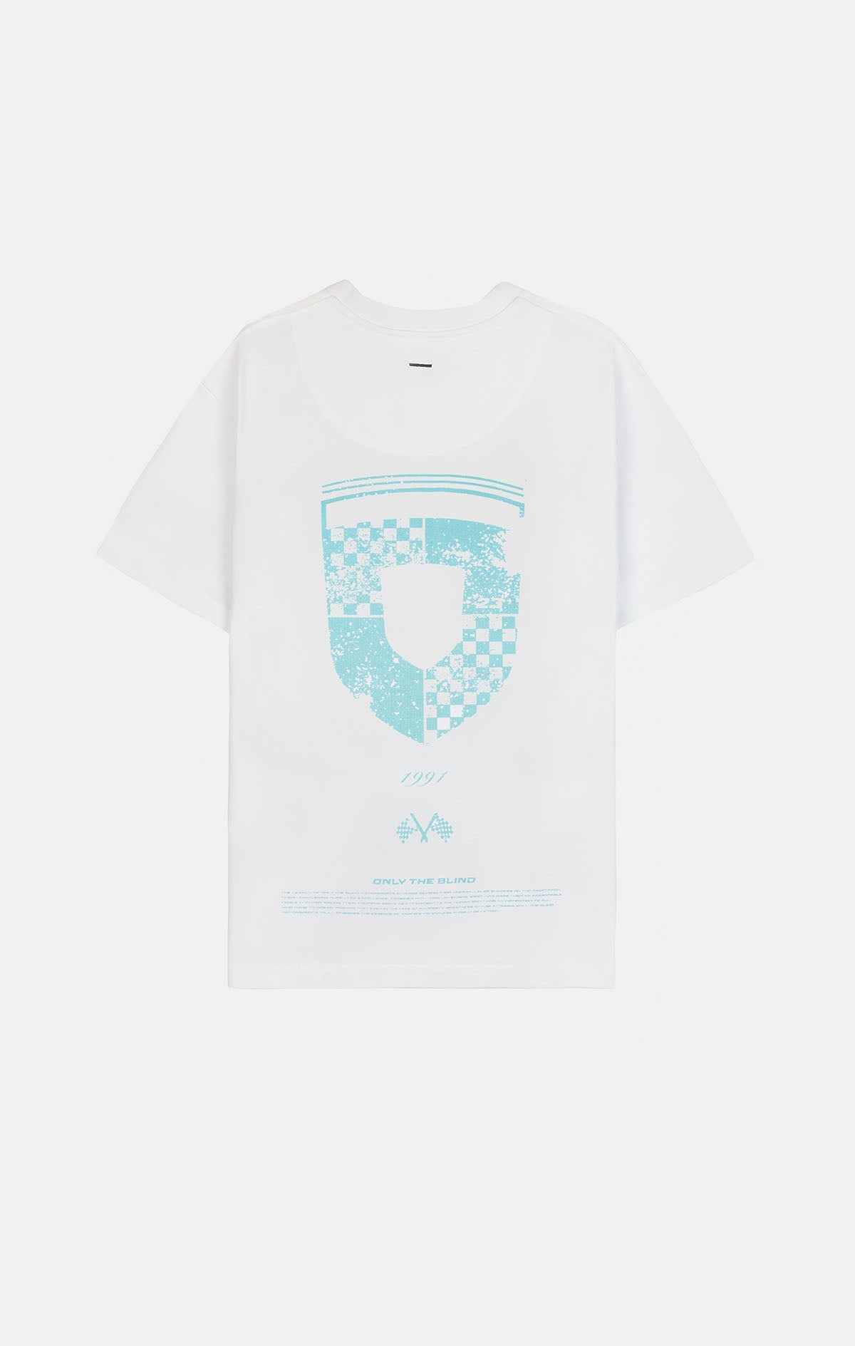 WHITE MOTORSPORT T-SHIRT - ONLY THE BLIND™
