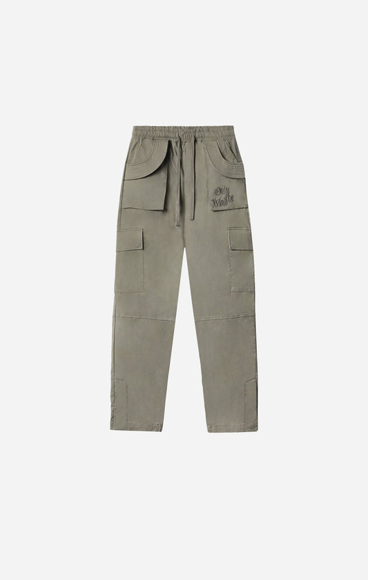 KHAKI TWILL CARGO PANT - ONLY THE BLIND™
