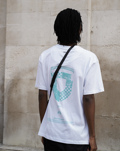 WHITE MOTORSPORT T-SHIRT - ONLY THE BLIND™